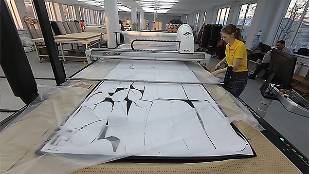 Автоматизированный настилочно-раскройный комплекс iECHO GLSA